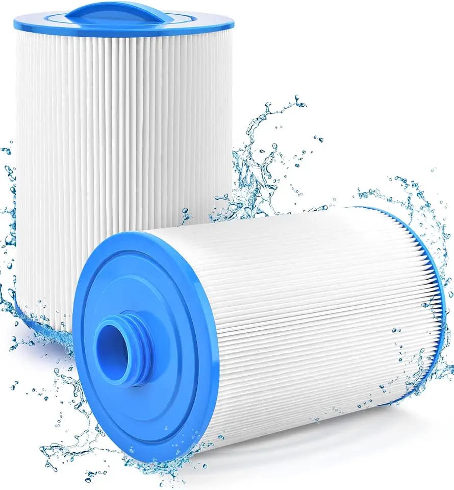 PACETAP 1 1/2" SAE Thread Screw in Spa Hot Tub Filter Replacement 2 Pack Compatible with Pleatco PWW50P3, for Unicel 6CH-940, for Filbur FC-0359, for Waterways 817-0050, for Viking spa Filter