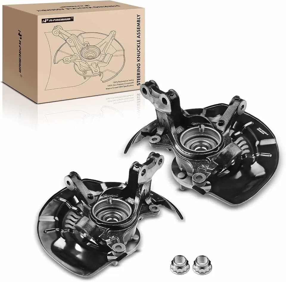 A-Premium Front Left & Right Steering Knuckle & Wheel Bearing Hub Assembly