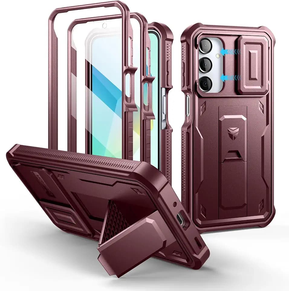 Dexnor for Samsung Galaxy A16 5G Case with Magnetic Slide Camera Cover