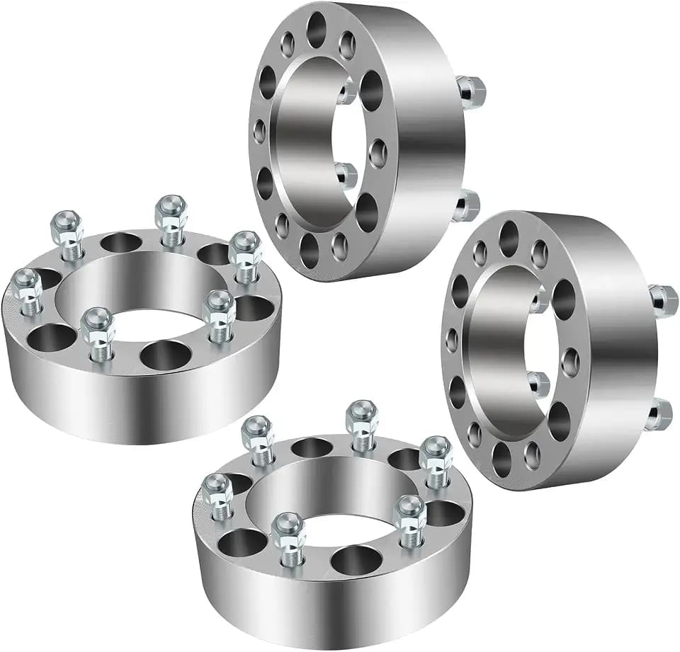 SCITOO 4Pcs 6x5.5 Wheel Spacers 2inch Studs 12x1.25 Bore 108mm