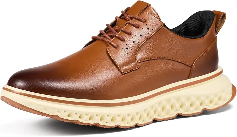 HEEZ Men's Dress Sneakers Casual Dress Shoes for Men Comfortable