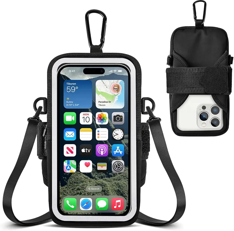 Running Phone Holder/Cell Phone Armbag 2 in 1,Up to 7.0"
