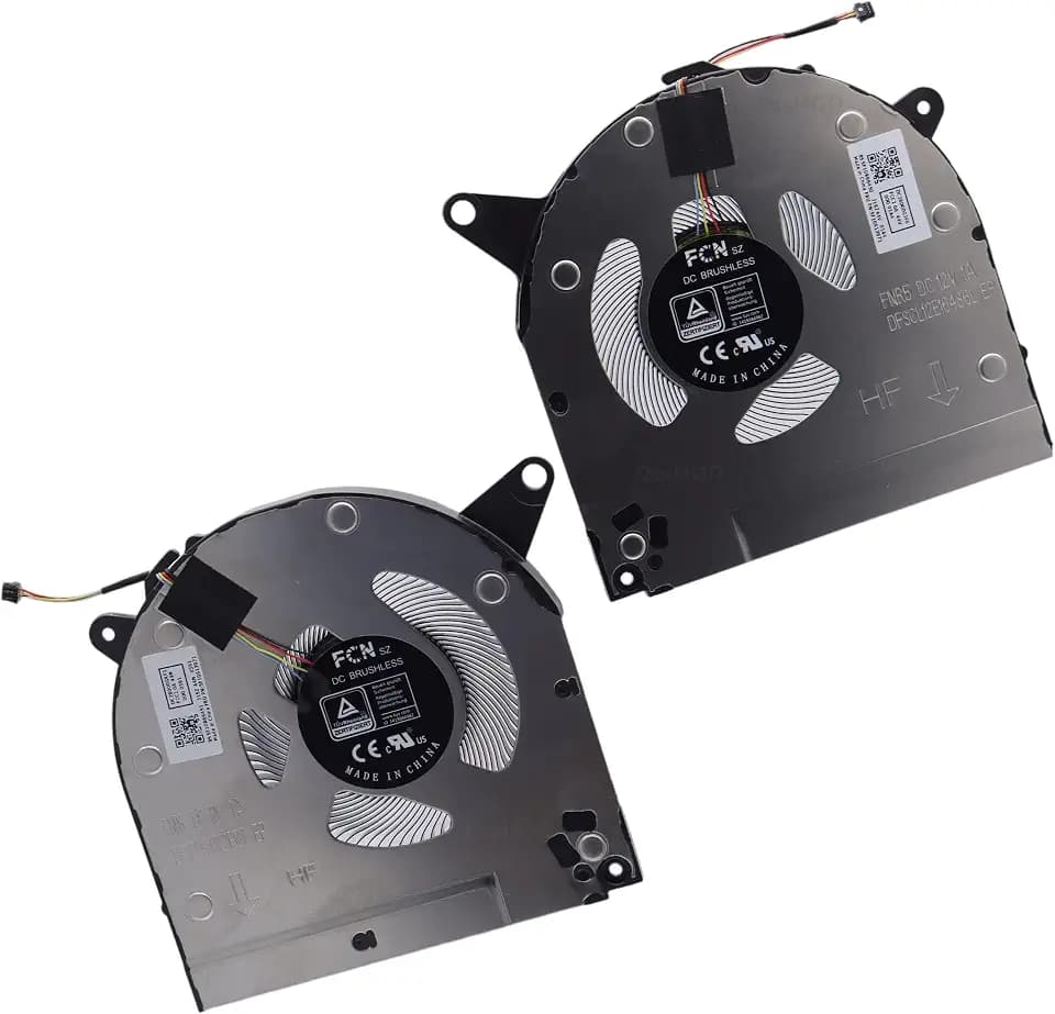 Deal4GO 12V CPU & Graphics GPU Cooling Fan 5F10S13971 replacement for Lenovo Legion S7-15ACH6 Slim 7 Gen 6 Y9000X R9000X 2021, Black