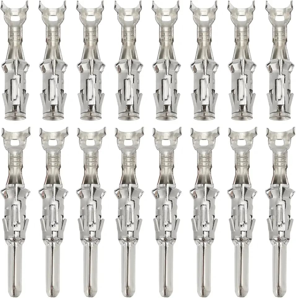 The Lord of the Tools 50pcs 2.5mm Crimpkontakte Automotive Connector Contact Crimp Socket 72585 929975-1 962982-1 Car Repair Contact Pin for DIN AMP Connecting
