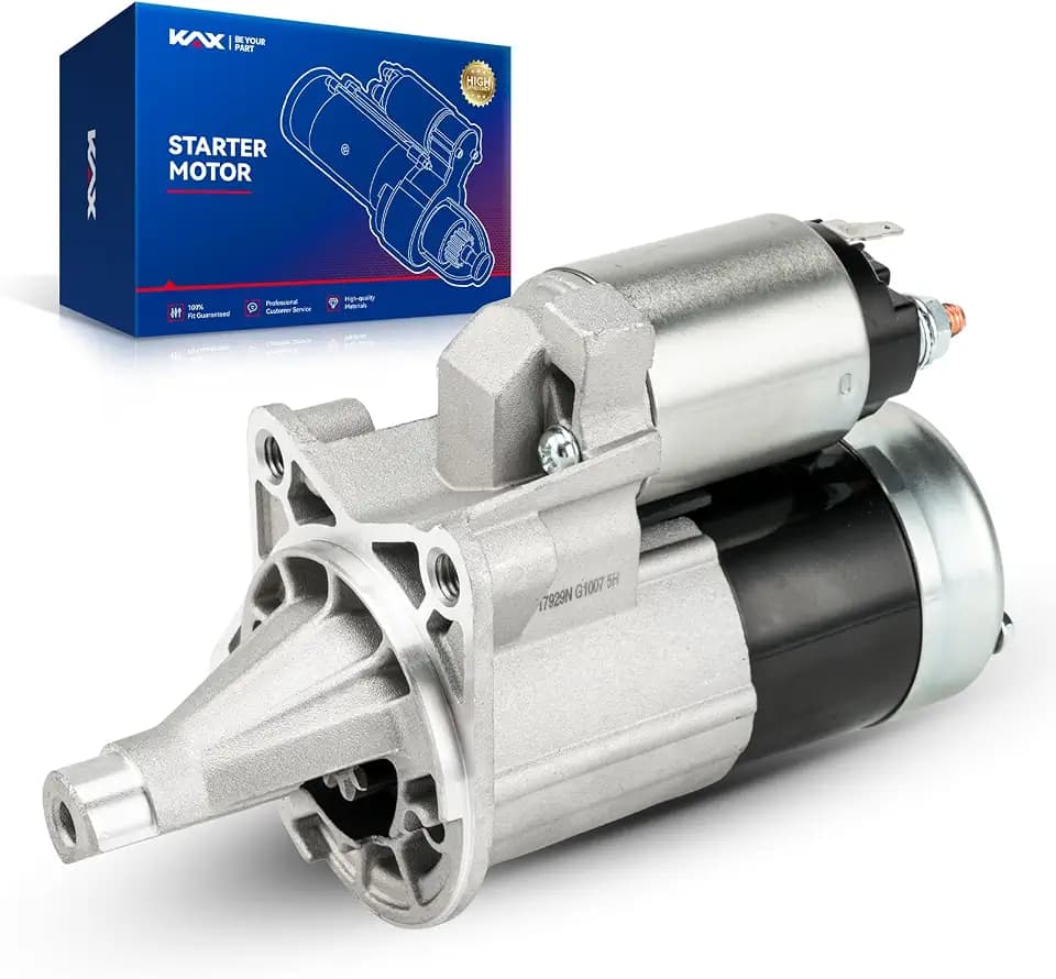 KAX NEW Starter 17929N Compatible with Chrysler, Dodge, 2004-2006 Sebring 2.7L, 2004-2006 Stratus 2.7L, 1.2KW 12V 10 Teeth CW