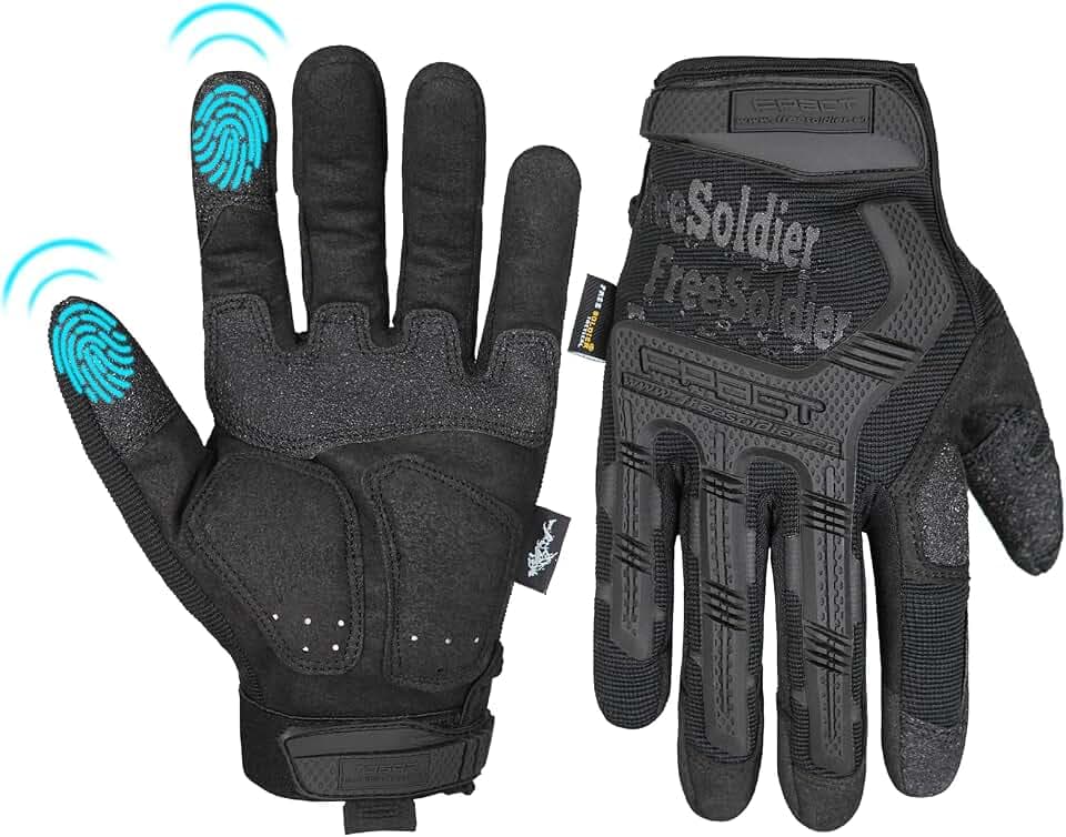 FREE SOLDIER Outdoor Handschuhe Vollfinger Taktische Handschuhe Herren Motorradhandschuhe mit gepolstertem für Fahrrad Airsoft Militär Paintball und andere Outdoor Aktivitäten
