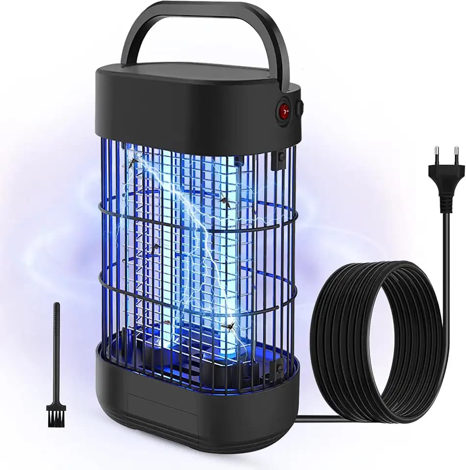 Insektenvernichter, 14W Elektrischer Insektenfalle Mückenlampe mit UV Lampe,Elektrisch Insektenfalle 60㎡ Effektive Fliegenfalle für Innen Mücken Fliegender Insekten