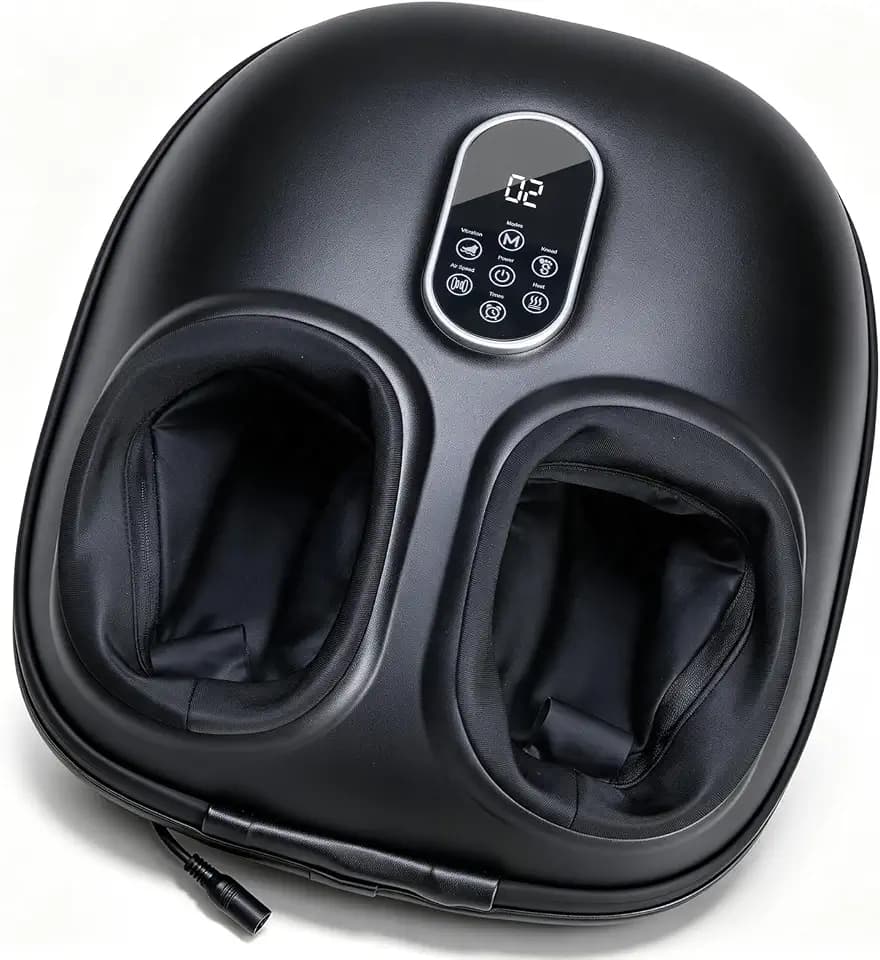 DUMOS Foot Massager Machine with Heat, Air Compression & Vibration