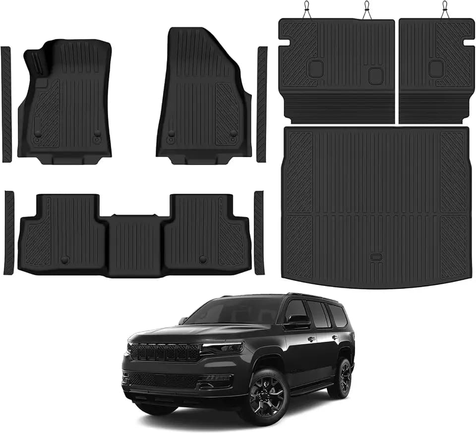 All Weather Floor Mats for 2026 Jeep Cherokee Hybrid(Not for Gas)
