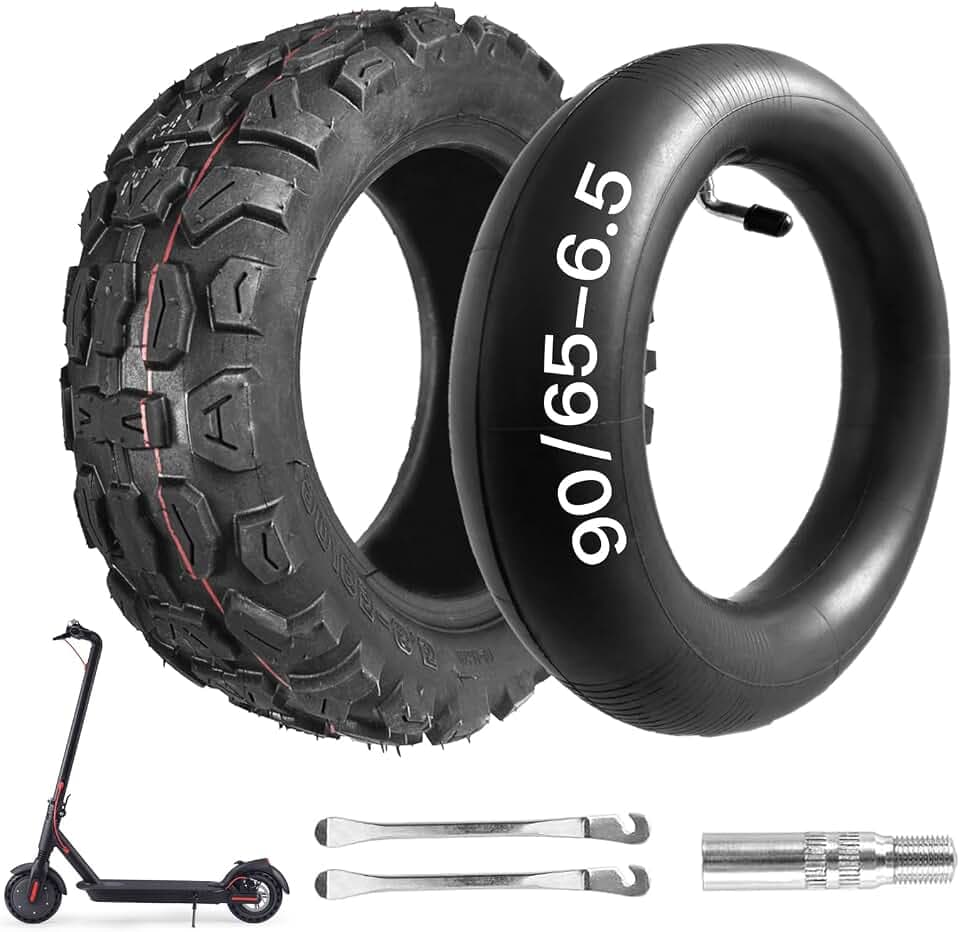 1 Set 90/65-6.5 scooter tire Replacement, 11 Inch Tire and Tube Set