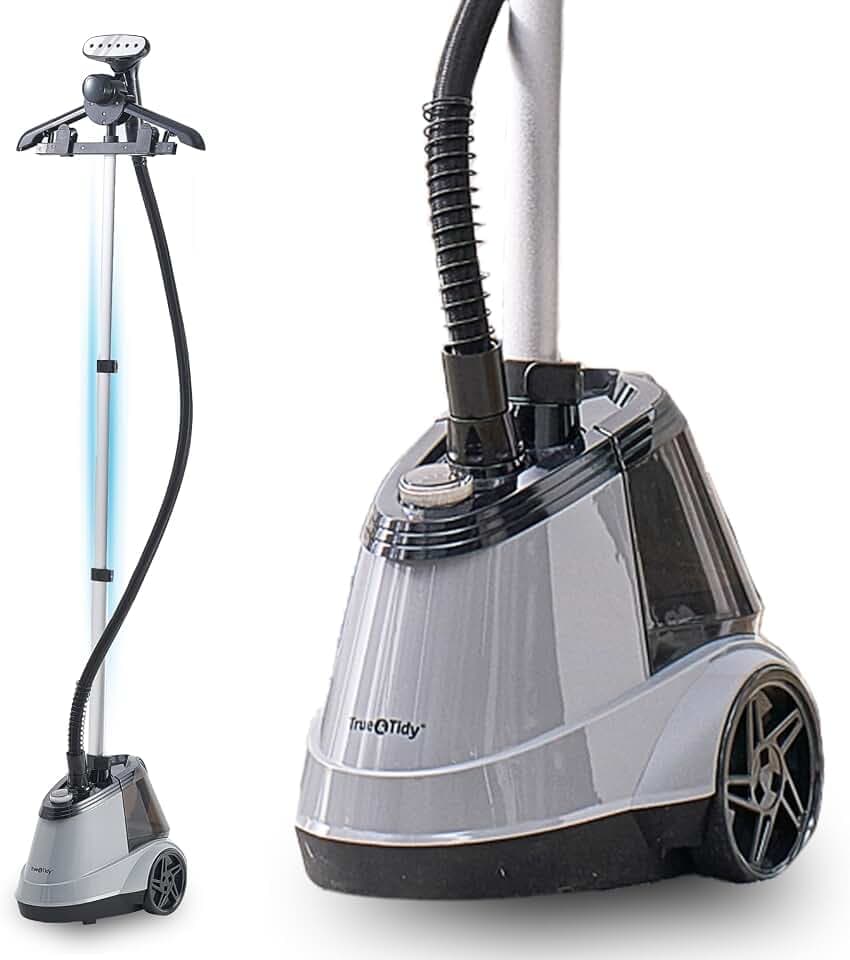 True & Tidy Heavy-Duty Commercial Garment Steamer, w/ 3 Steam Settings