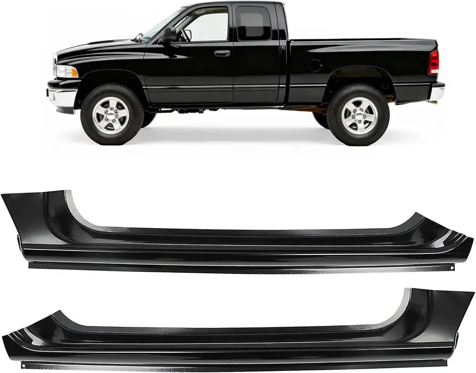 ALMULOO Rocker Panels Rust Repair Compatible with 1994-2002 Dodge Ram