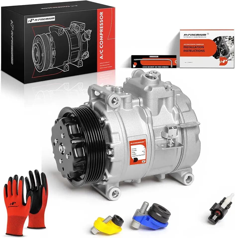 A-Premium Air Conditioner AC Compressor with Clutch