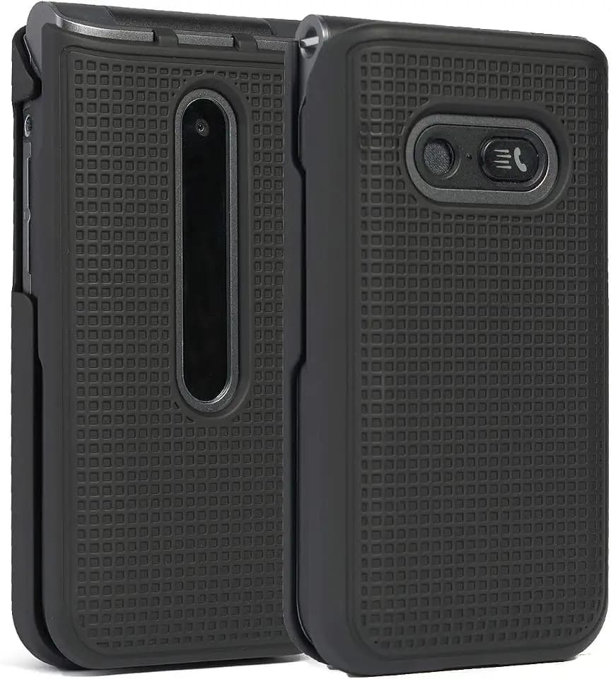 Nakedcellphone Grid Series for LG Classic Flip Phone Case - Black