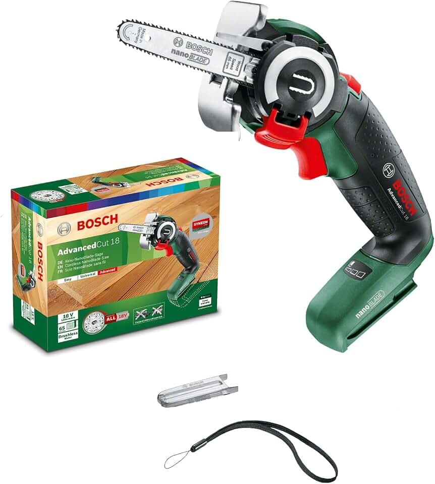 Bosch 06033D5100 Akku Säge AdvancedCut 18V, 45W (ohne Akku, 18 Volt System, im Karton)