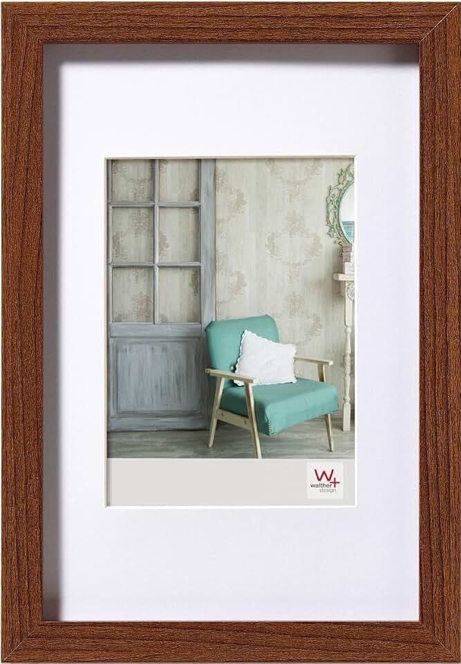 walther design Bilderrahmen nussbaum 40 x 60 cm Stockholm EA460N