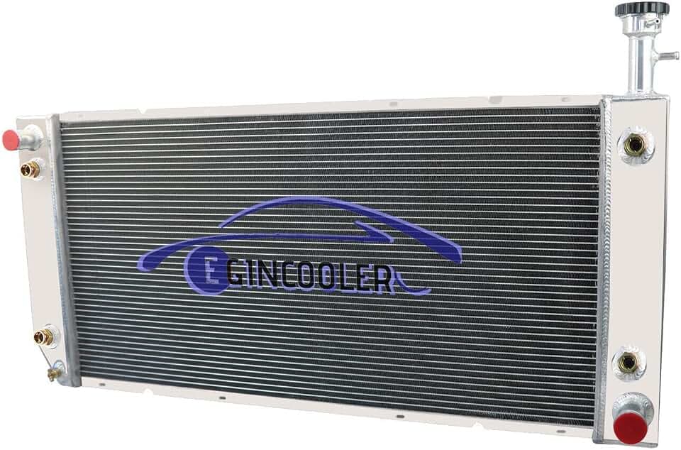 CU2791 3 Rows Radiator for 2004-2016 Chevy Express GMC Savana 2500 3500 4500 4.8L 6.0L 3 Rows Core Aluminum Radiator 2005 2006 2007 2008 2009 2010 2011 2012 2013 2014 2015