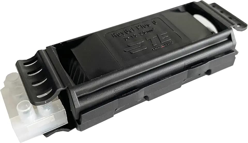 Heidemann ISO FLEX GElmuffe S (100% wasserdicht, Gelmuffe + 2 Kabelbinder + Klemmleiste, erdreichgeeignet, Funkklingel) 30440