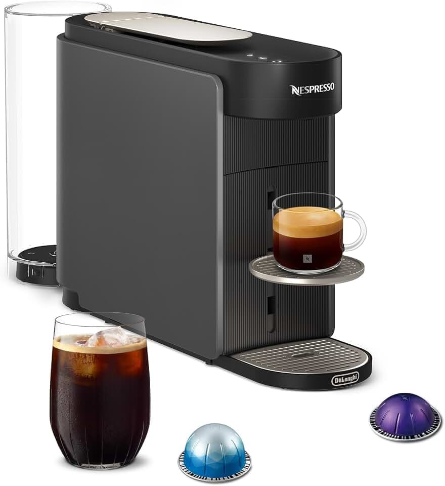 Nespresso Vertuo Up Coffee & Espresso Maker by De'Longhi, Grey