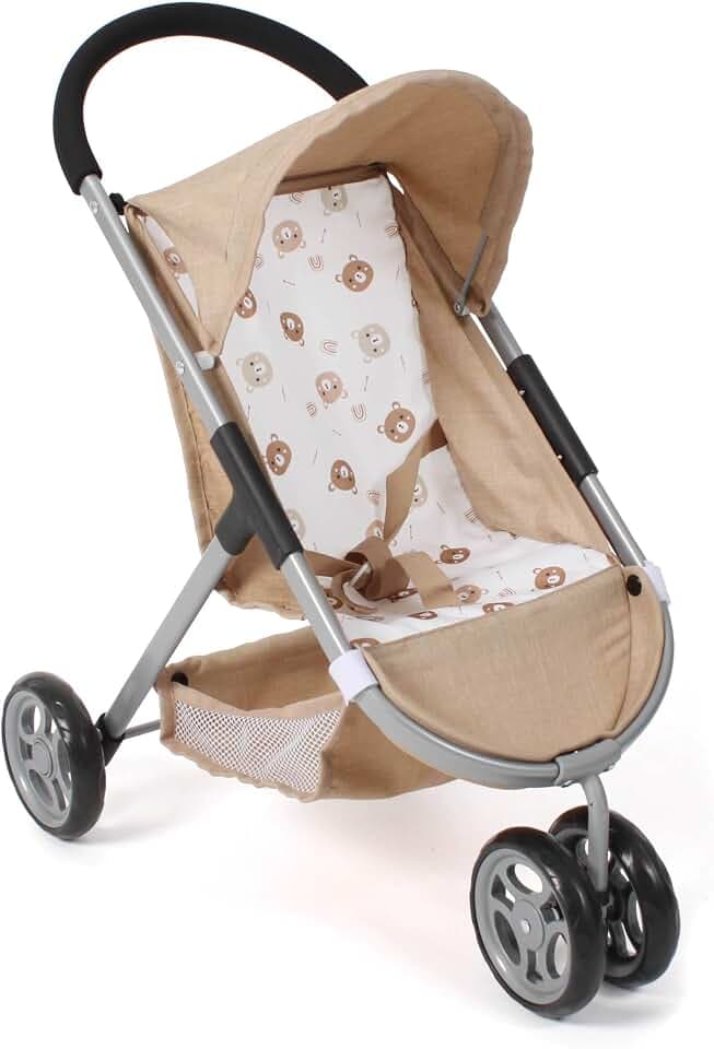 Bayer Chic 2000 Puppenbuggy Speedy – Puppenwagen - Bärchen, 54 * 34 * 59 cm
