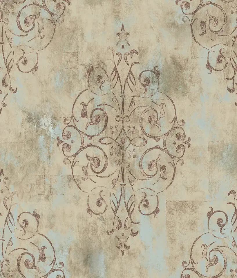 HAOKHOME Vintage Wallpaper Peel and Stick French Country Victorian Damask
