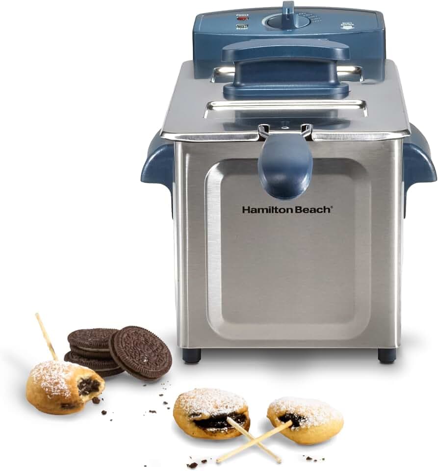 Hamilton Beach 2 Liter Family Style Electric Deep Fryer With Basket