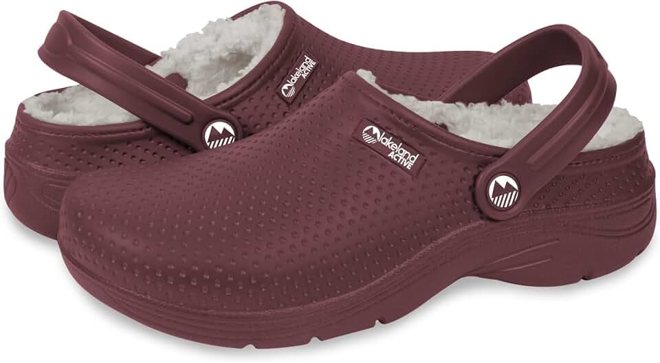 Lakeland Active Damen-Clogs mit Fleece gefüttert