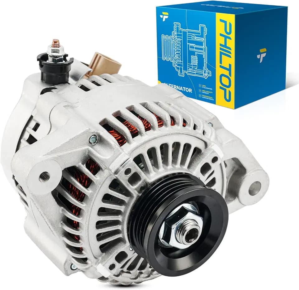 PHILTOP Alternator Replacement for Toyota 11203N 2007-15 Yaris 12V, 80Amp