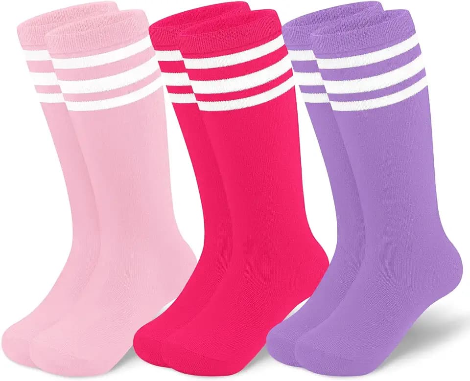 Sarfel Toddler Soccer Socks Kids Soccer Socks Youth Soccer Socks Kids Baseball Socks Girls Softball Socks Boys Football Socks