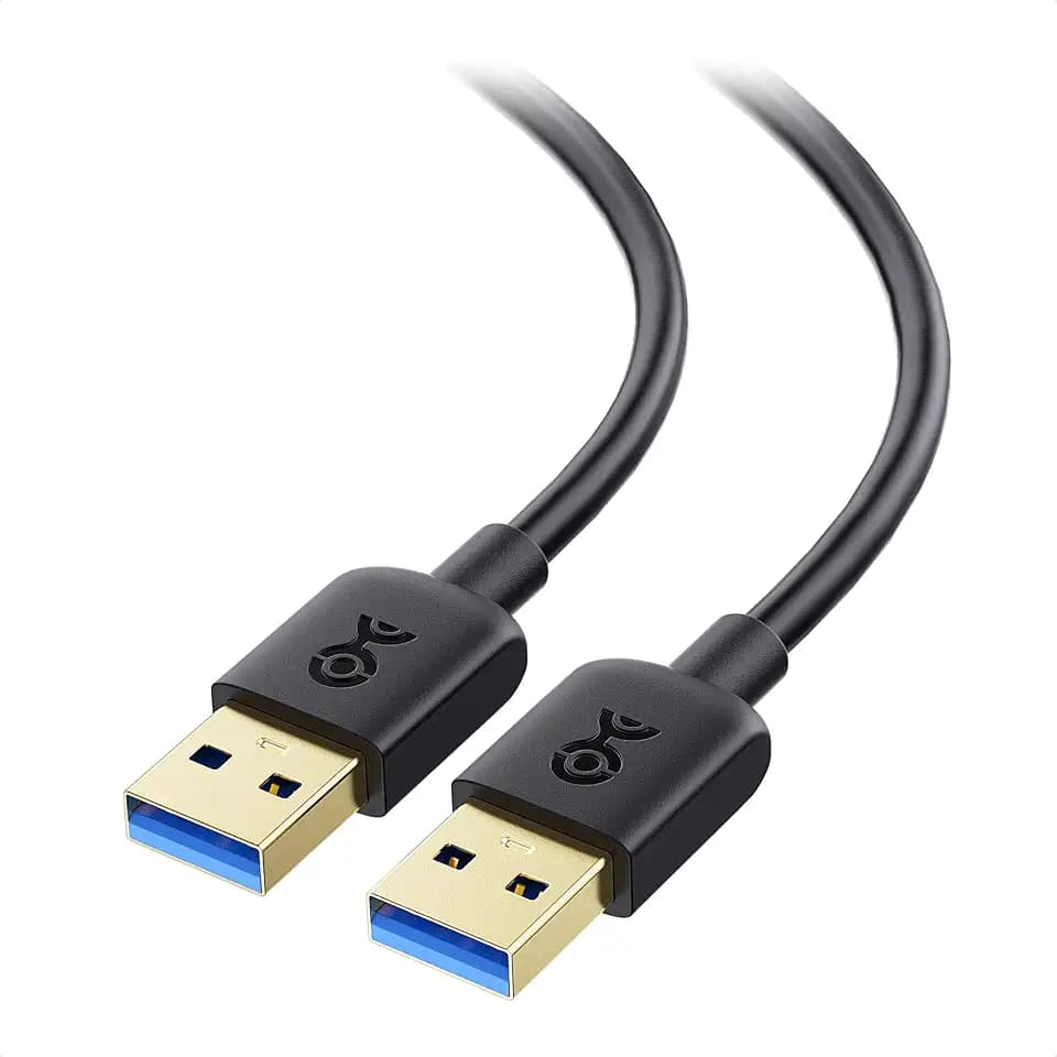 Cable Matters 5Gbps Long USB 3.0 Cable, USB A to A Cable, 10ft, Black