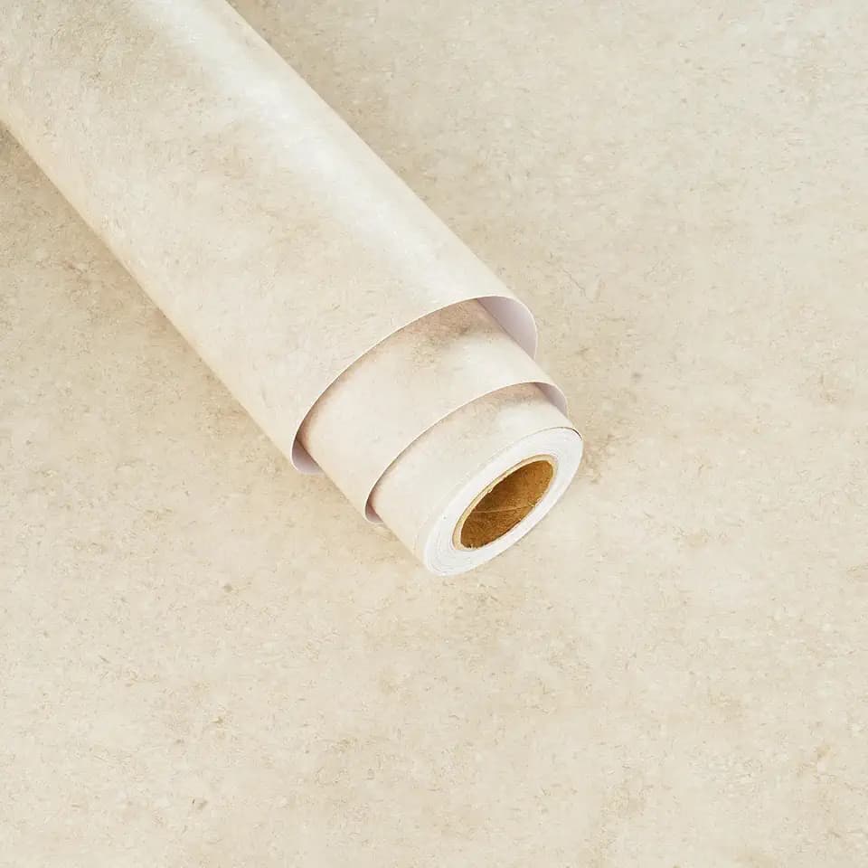 Matte Beige Granite Wallpaper Marble Contact Paper for Kitchen