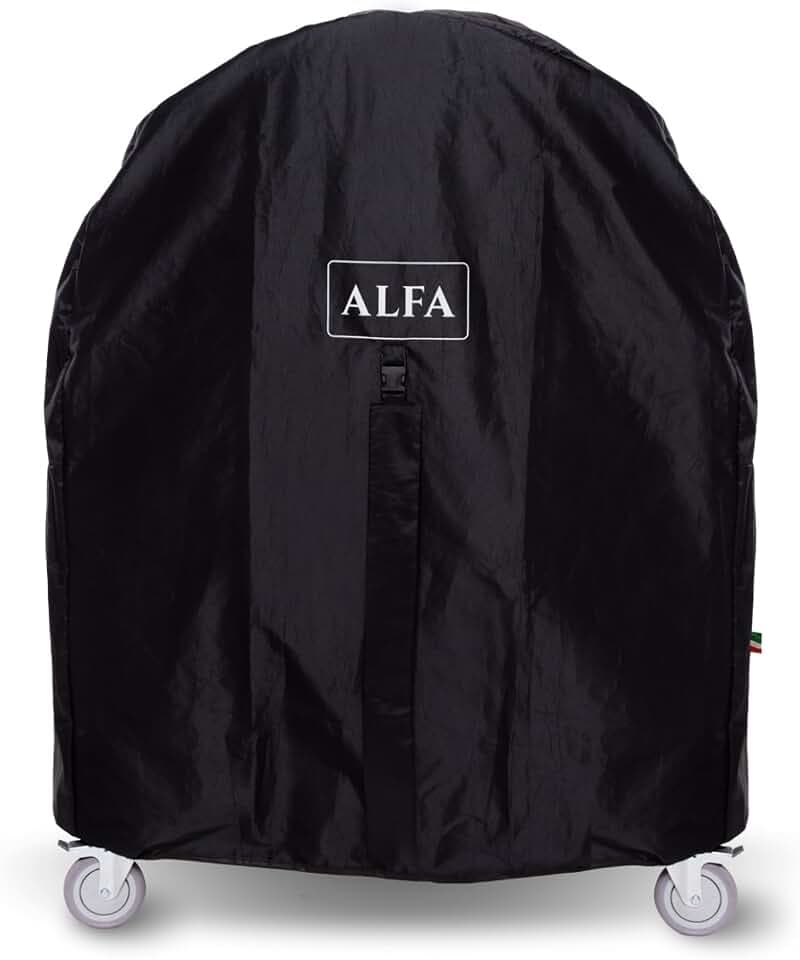 Alfa Forni Grillabdeckungen der Marke Modell Telo copriforno Nero 4 Pizze + Basis (klassisch)