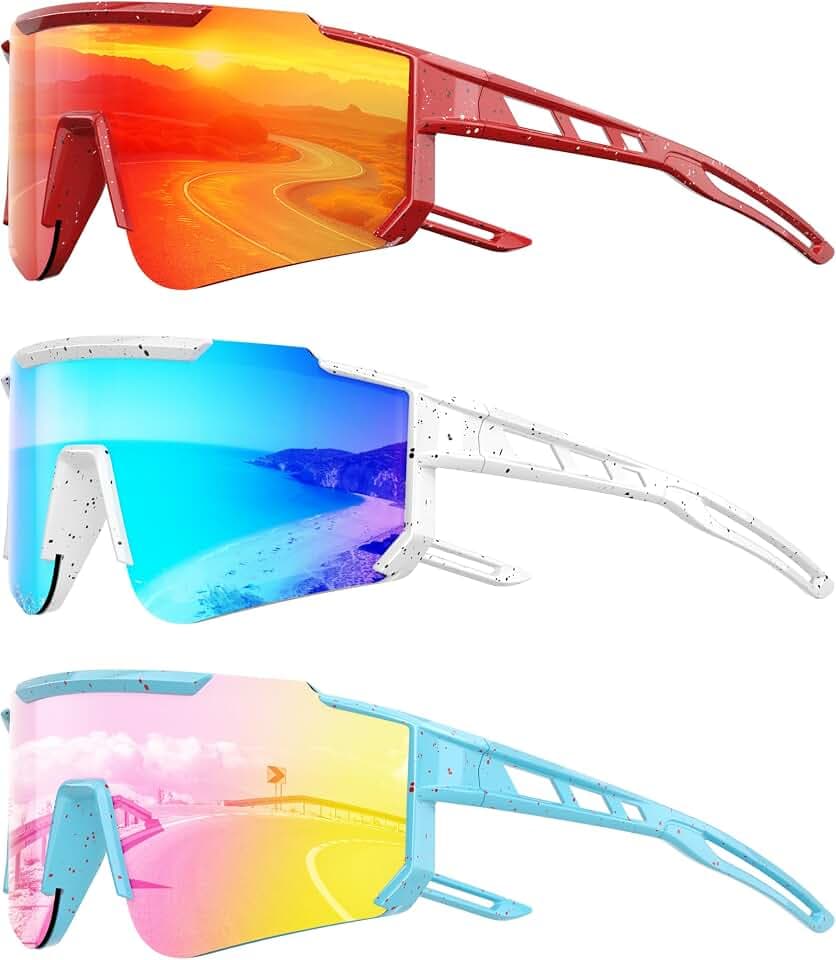 Kids Polarized Baseball Softball Sports Sunglasses for Boys Girls