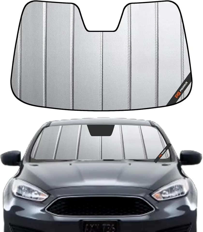Pigenius Windshield Sunshade for Ford Focus 2012-2018 Front Window Sun Shade - Safeguard