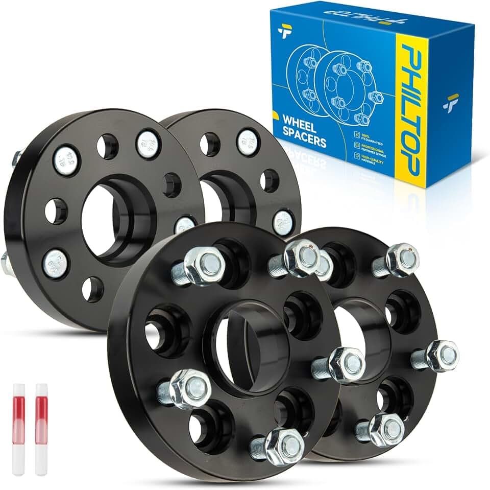 PHILTOP 5x100mm to 5x4.5 Hub-Centric Wheel Adapters 1" for Subaru Outback