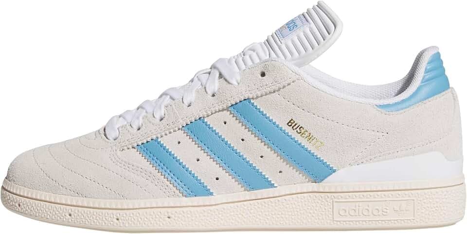 adidas Men's Busenitz Skate Shoes - Grey One/Light Blue, Size: 7.5