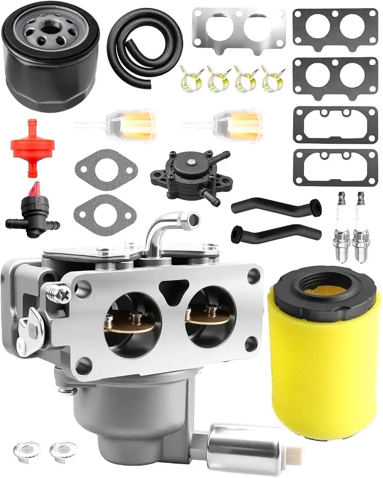 2-Barrel Carburetor Kit Fit for Husqvarna YTH22V46 YTA22V46 YTH24V48 V-Twin