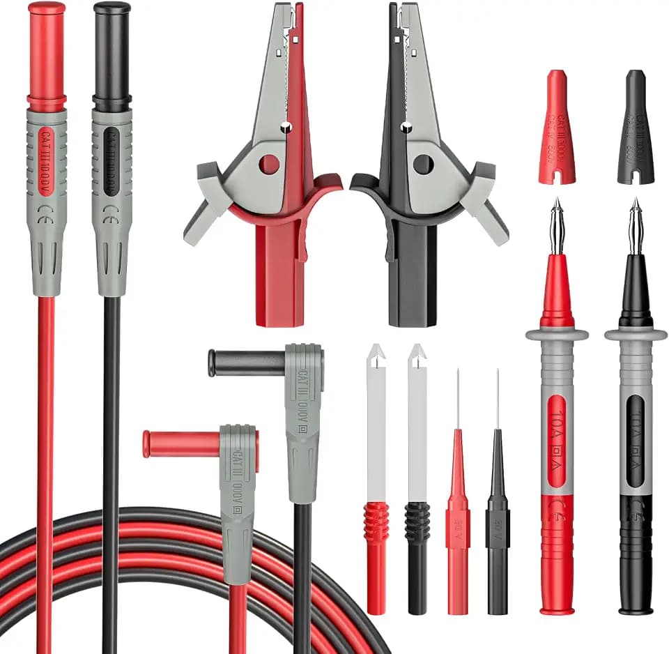 Multimeter Messleitungen Kit 10 Stück Testkabel Sonden
