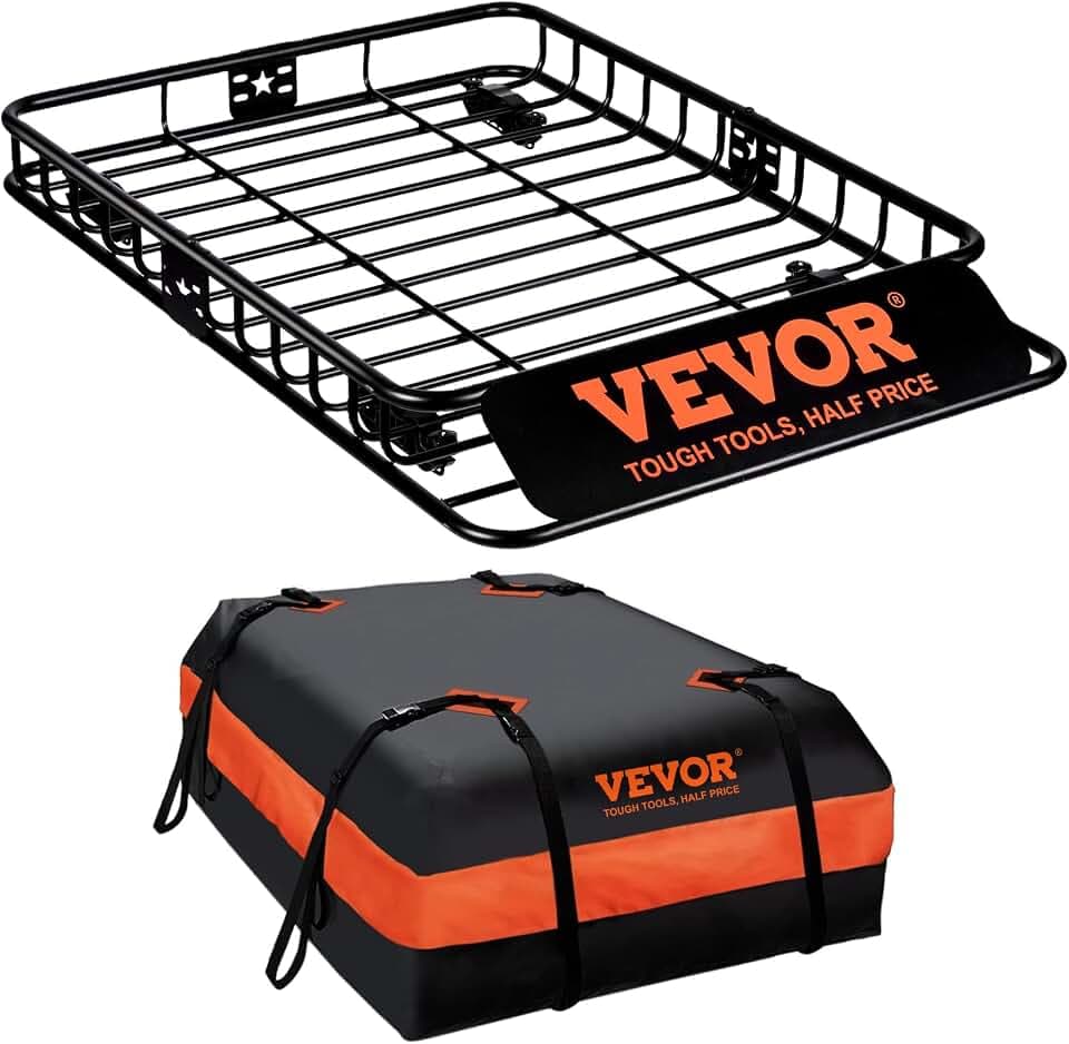 VEVOR Dachgepäckträger 1305 x 915 x 127 mm 90,7 kg Dachkorb für Fahrzeuge
