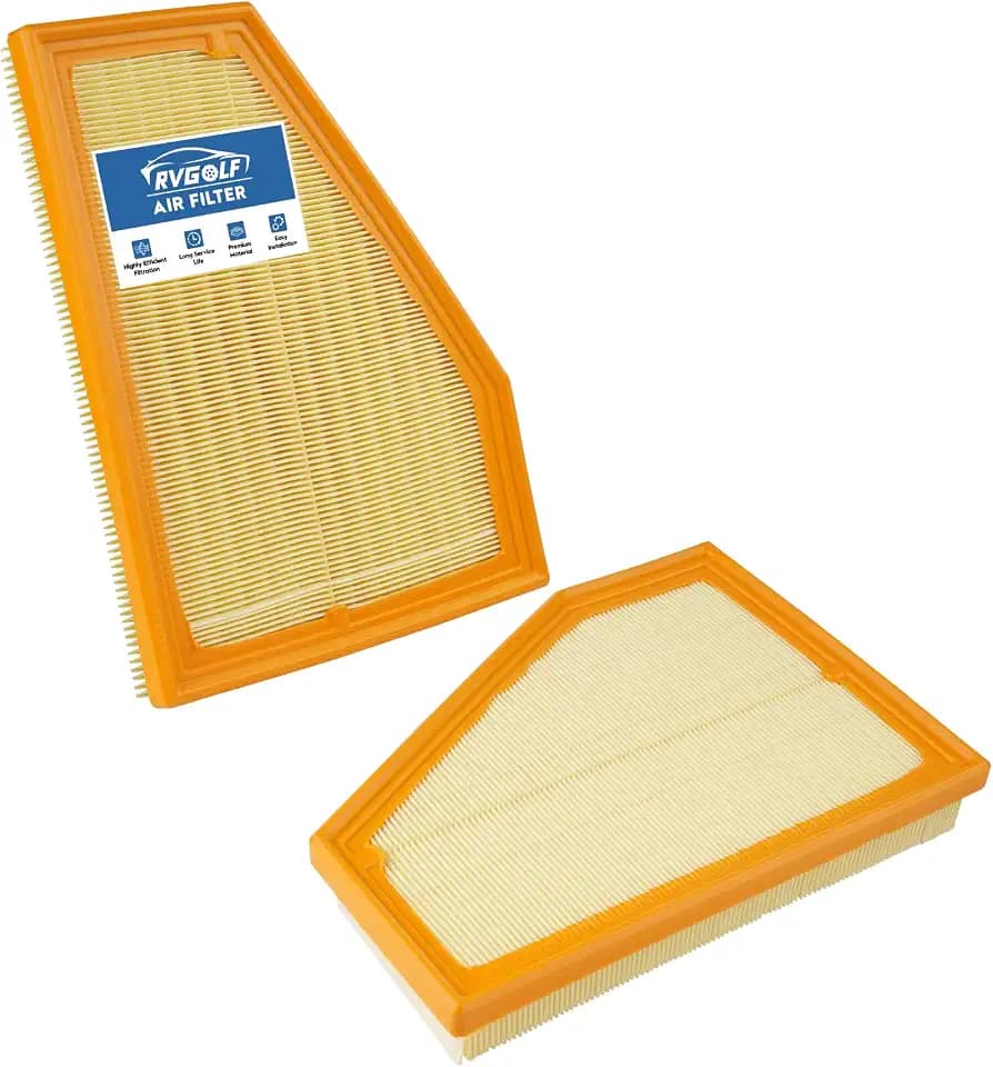 2PCS Engine Air Filter Fit for Jeep Grand Cherokee 2022-2025 2026, Grand Cherokee L 2021-2025 2026 Air Filter Replacement Engine Filter Accessories# 68376815AA WA11195 A31763