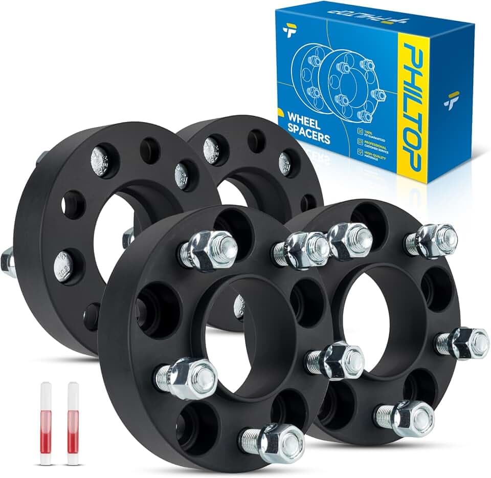 PHILTOP 5x115mm Wheel Spacers, Hub-Centric Wheel Spacer 1.25 inch for 300