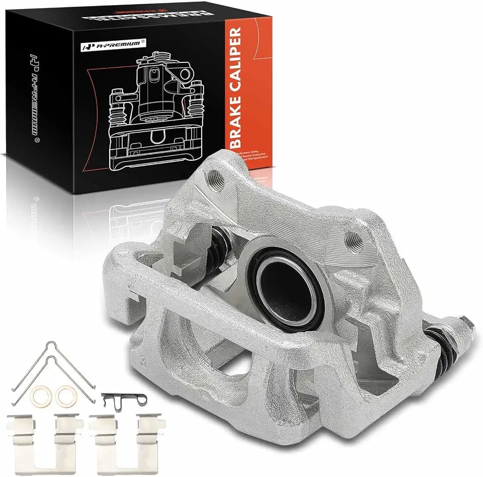 A-Premium Rear Left Driver Disc Brake Caliper with Bracket