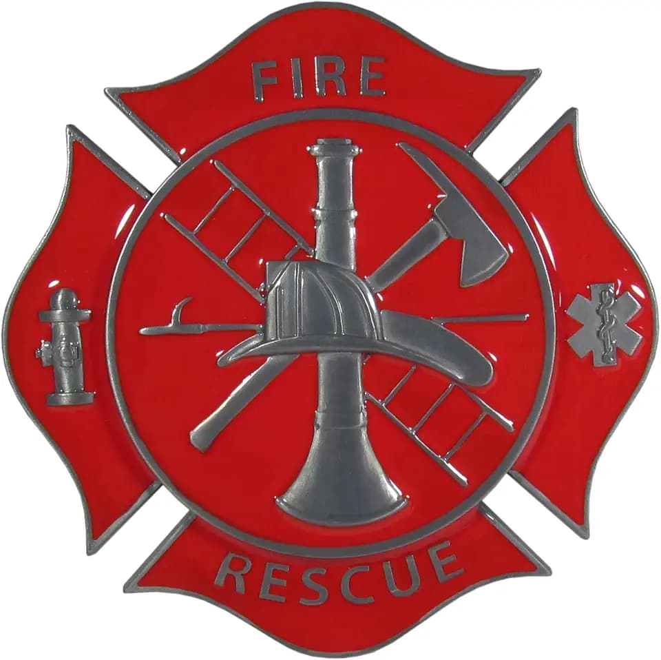 Siskiyou Hitch Cover- Fire Fighter's Cross