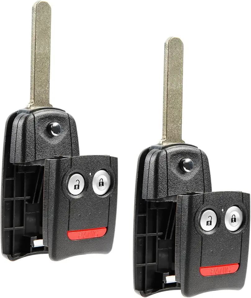 Replacement for 2007-2013 Acura MDX RDX 3-Button Remote Key Fob Shell Case N5F0602A1A (Set of 2)