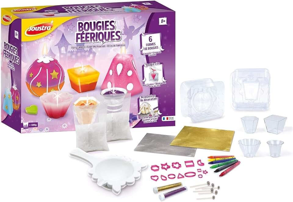 Joustra J45026 Kreativ-und Bastel-Set Magisches Atelier-Form-Kerzen, ab 8 Jahren