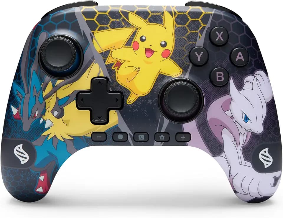 PowerA Kabelloser Advantage-Controller für Nintendo Switch 2 - Pokemon, Offiziell lizenziert, Halleffekte, zuweisbare Tasten, Pro-Controller, C-Taste, Bewegungskontrollen