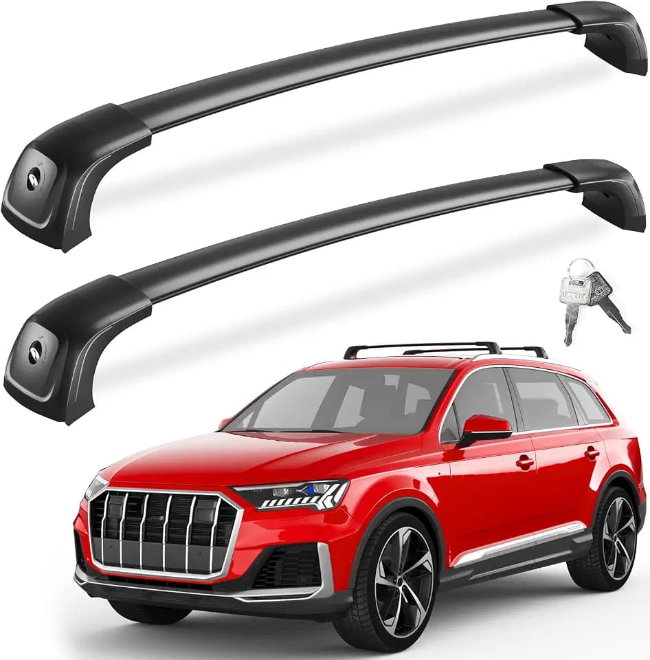 FengYu 330lbs Roof Rack Cross Bars for Audi Q7 2016-2026 (with Side Rails)