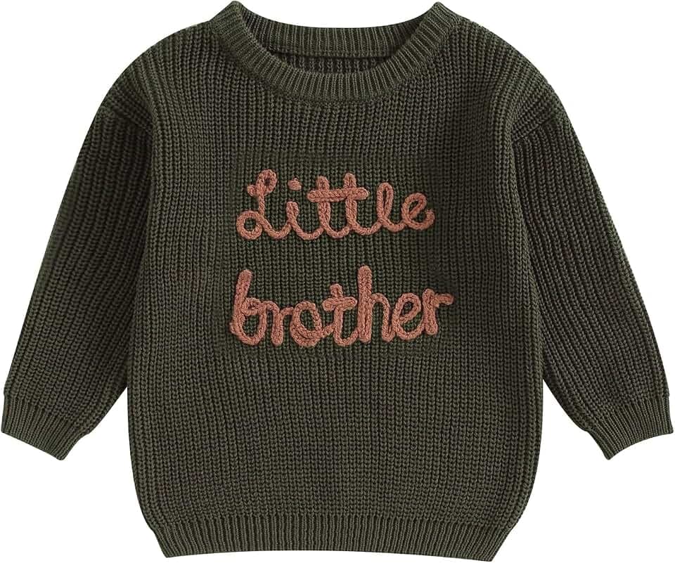 Geagodelia Big Brother Little Brother Outfits Big Brother Pullover Little Brother Pullover Frühling Herbst Winter Kleidung