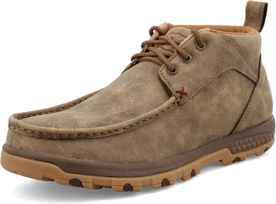 Twisted X Men's Chukka Driving Moc Shoes, Bomber, 13 W