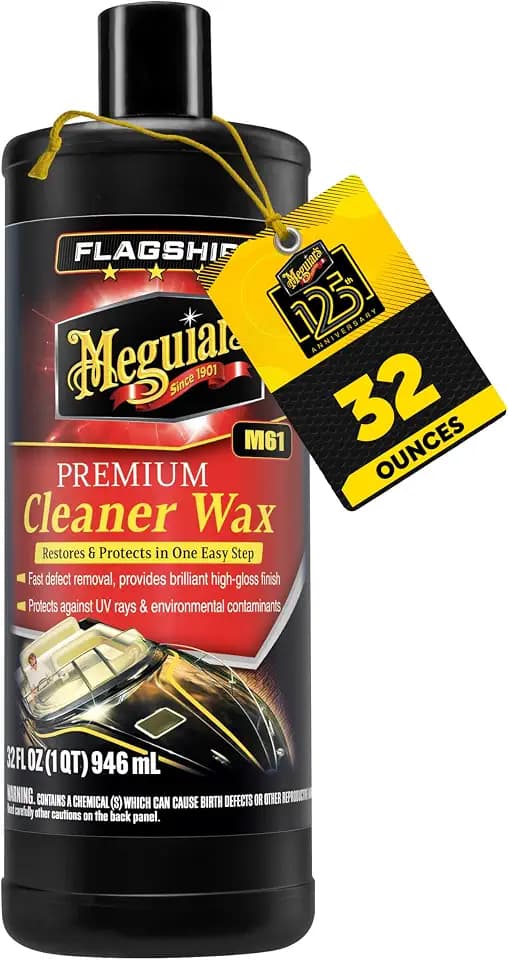 Meguiar's M61 Flagship Premium Marine Cleaner Wax, 32oz